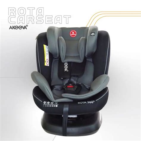 Akeeva 360 Rotate Isofix Carseat w/latch and side impact .